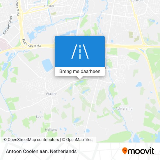 Antoon Coolenlaan kaart