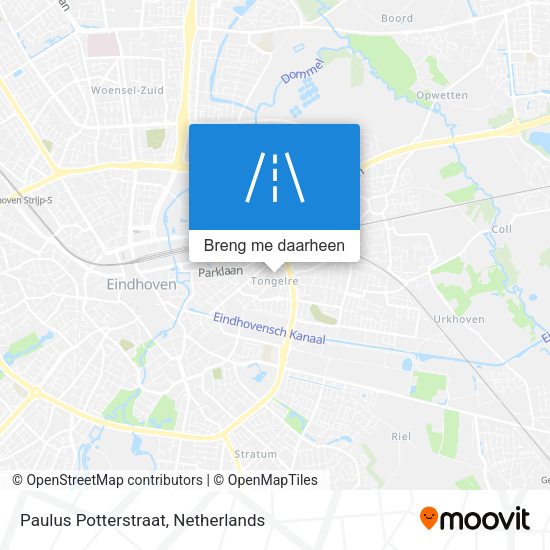 Paulus Potterstraat kaart