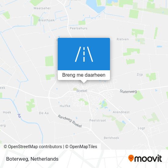 Boterweg kaart