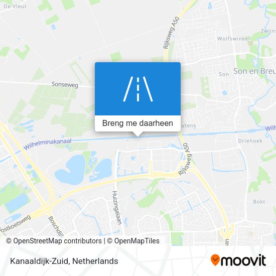 Kanaaldijk-Zuid kaart