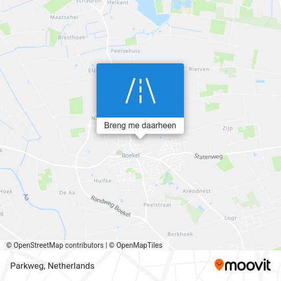 Parkweg kaart