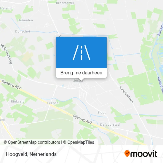 Hoogveld kaart