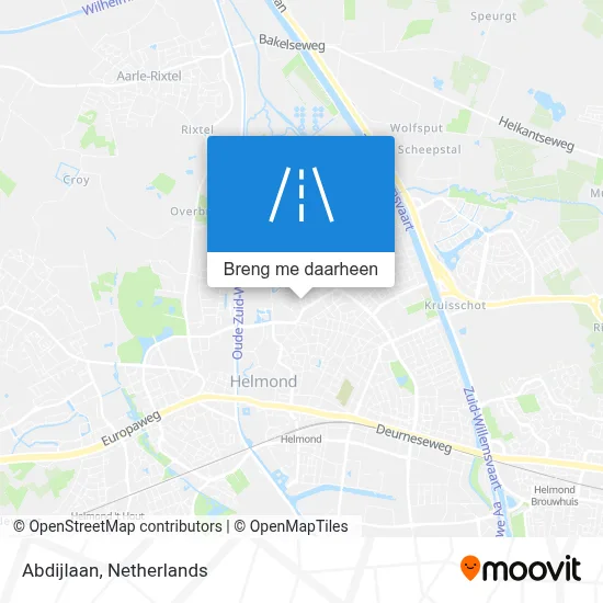 Abdijlaan kaart