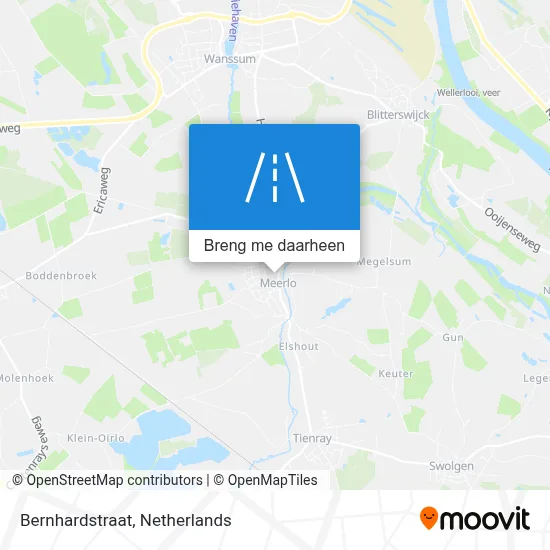 Bernhardstraat kaart