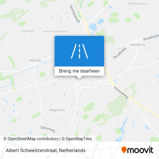 Albert Schweitzerstraat kaart