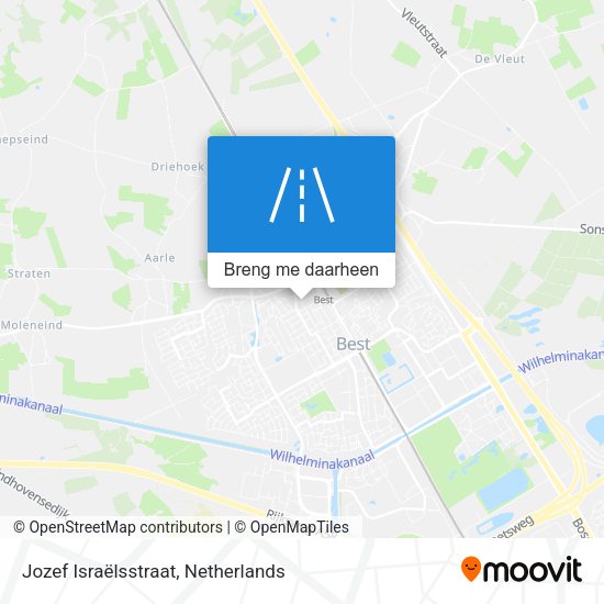 Jozef Israëlsstraat kaart