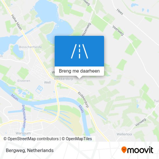 Bergweg kaart