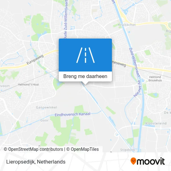 Lieropsedijk kaart