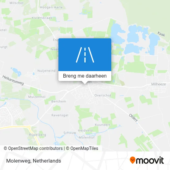 Molenweg kaart