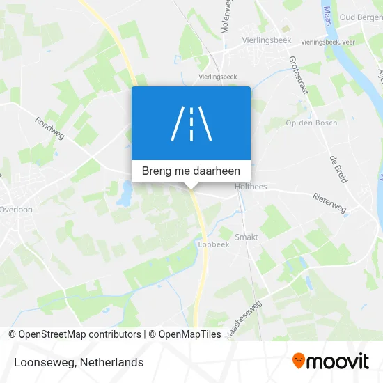 Loonseweg kaart