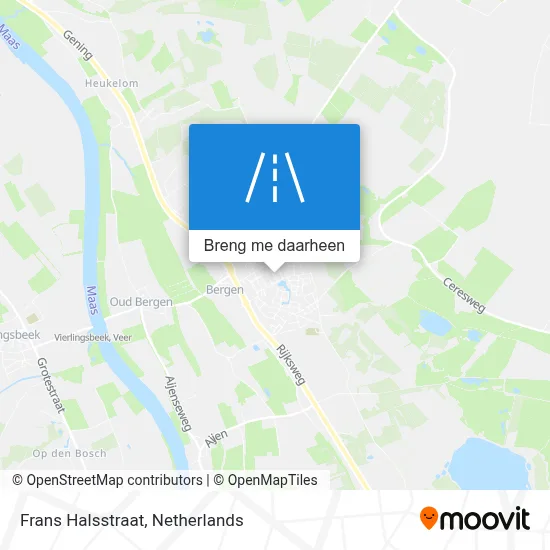 Frans Halsstraat kaart