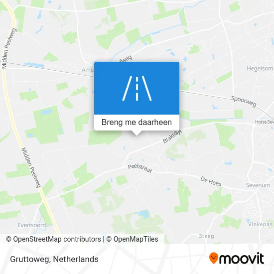 Gruttoweg kaart