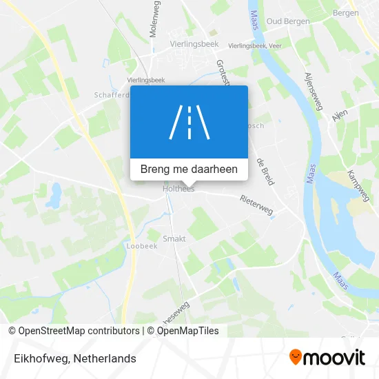 Eikhofweg kaart