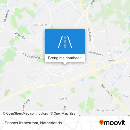 Prinses Irenestraat kaart