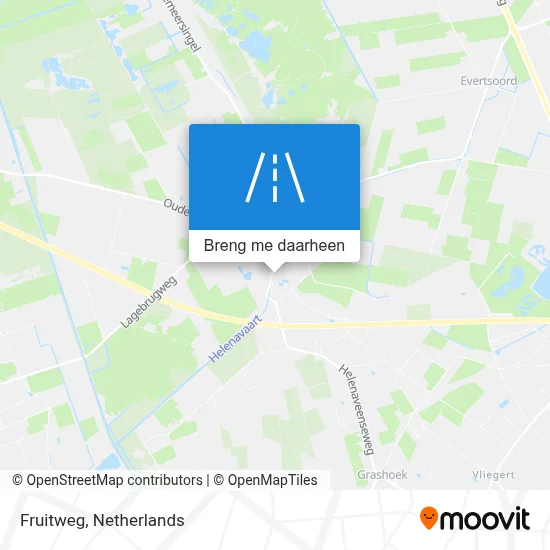 Fruitweg kaart
