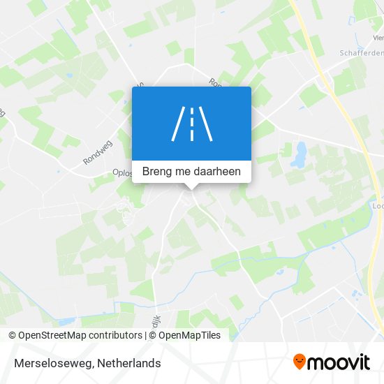 Merseloseweg kaart