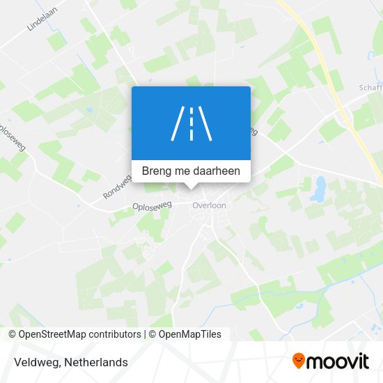 Veldweg kaart