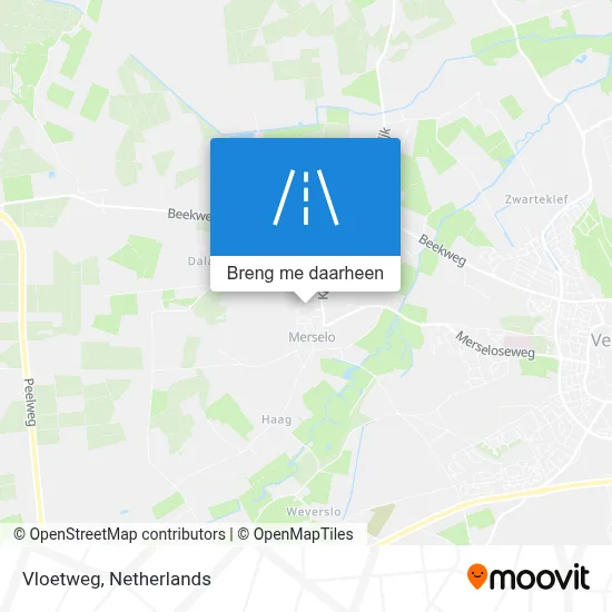 Vloetweg kaart