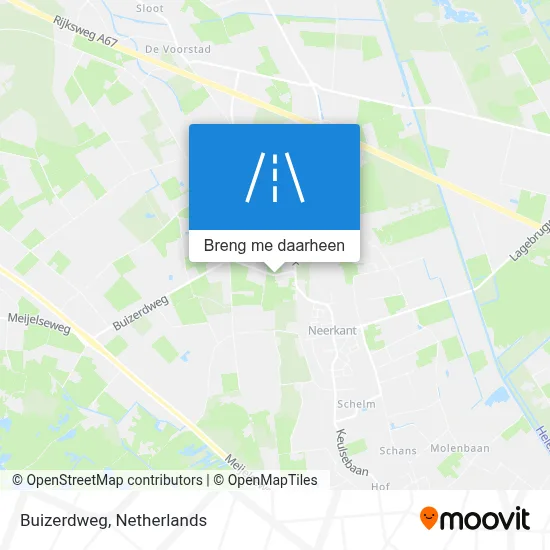 Buizerdweg kaart