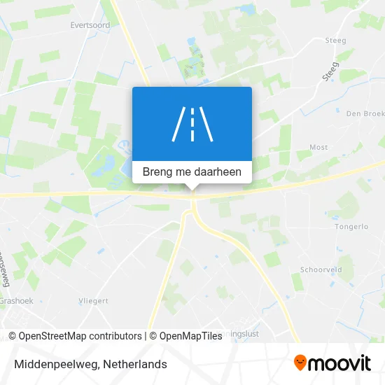 Middenpeelweg kaart