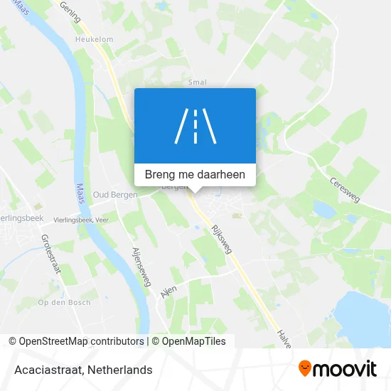 Acaciastraat kaart