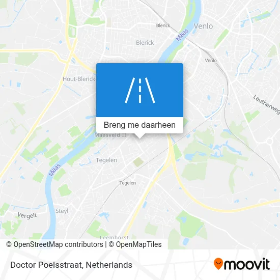 Doctor Poelsstraat kaart