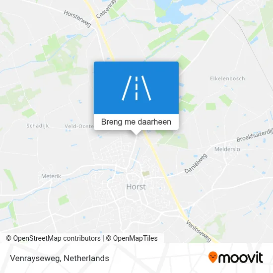 Venrayseweg kaart