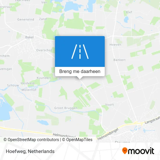 Hoefweg kaart