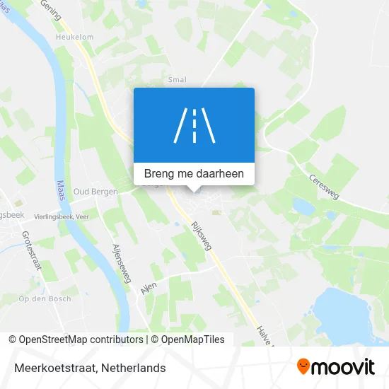 Meerkoetstraat kaart