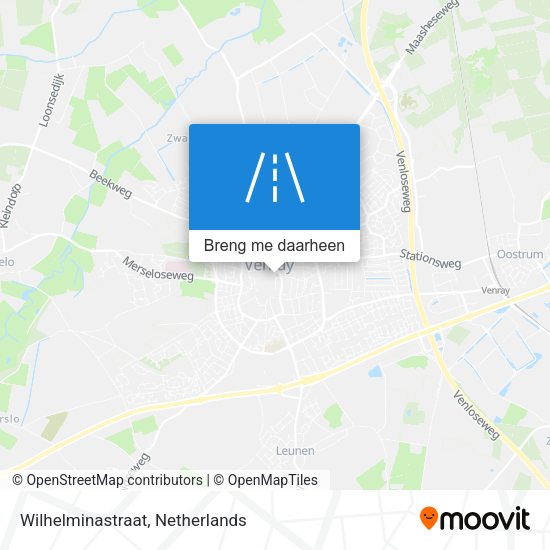 Wilhelminastraat kaart