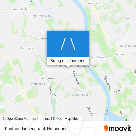 Pastoor Jansenstraat kaart