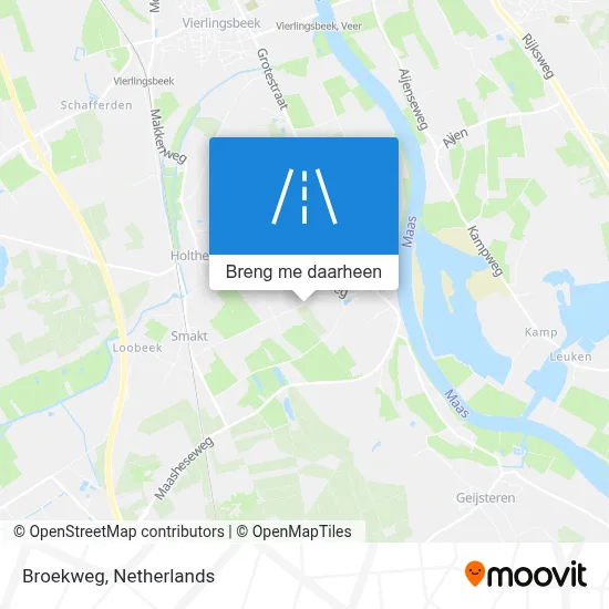 Broekweg kaart