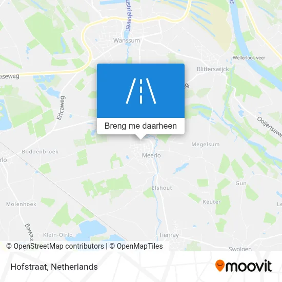 Hofstraat kaart
