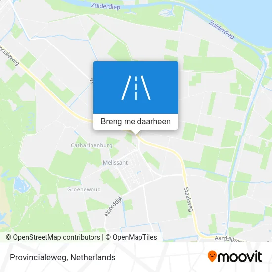 Provincialeweg kaart