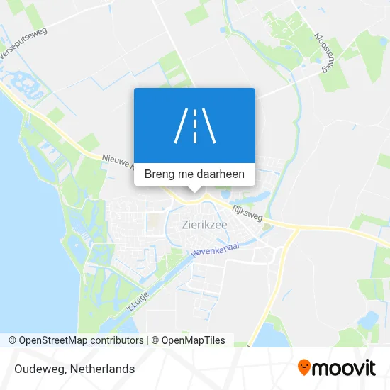 Oudeweg kaart