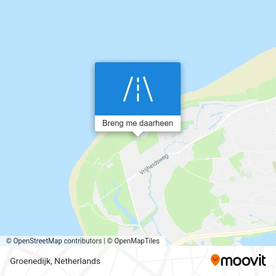 Groenedijk kaart