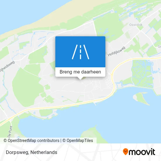 Dorpsweg kaart