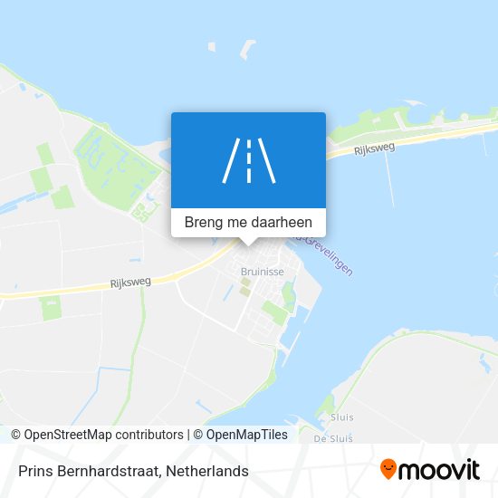 Prins Bernhardstraat kaart