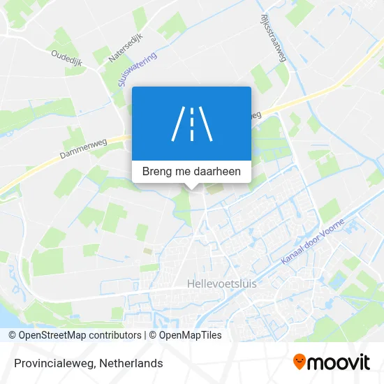 Provincialeweg kaart