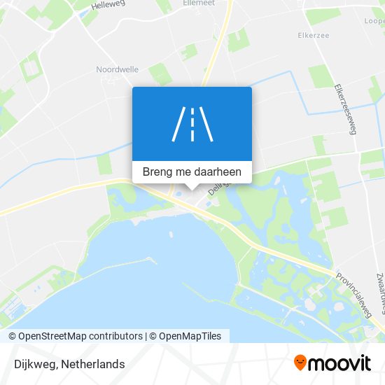 Dijkweg kaart