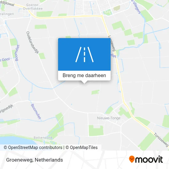 Groeneweg kaart