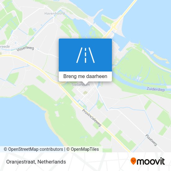 Oranjestraat kaart