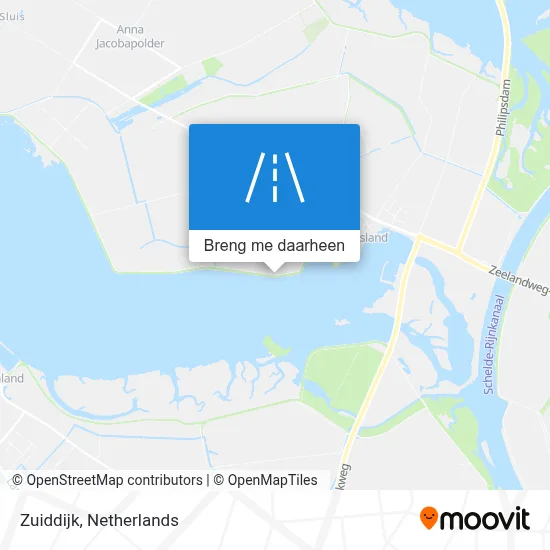Zuiddijk kaart