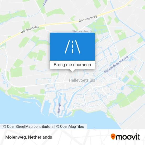 Molenweg kaart