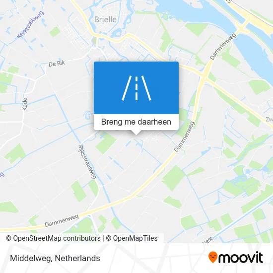 Middelweg kaart