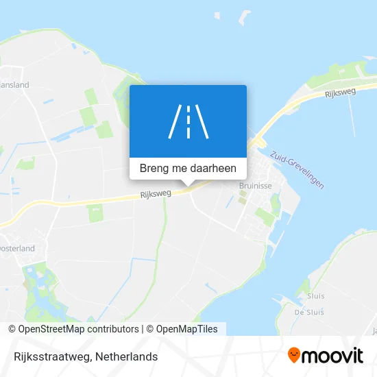 Rijksstraatweg kaart