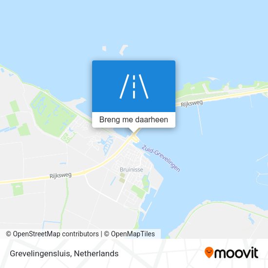 Grevelingensluis kaart