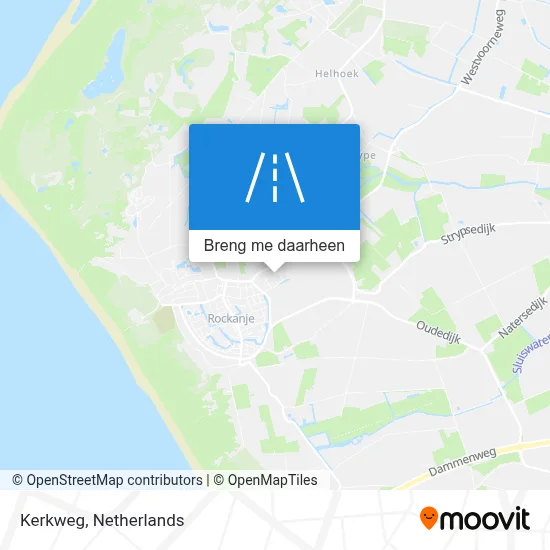 Kerkweg kaart