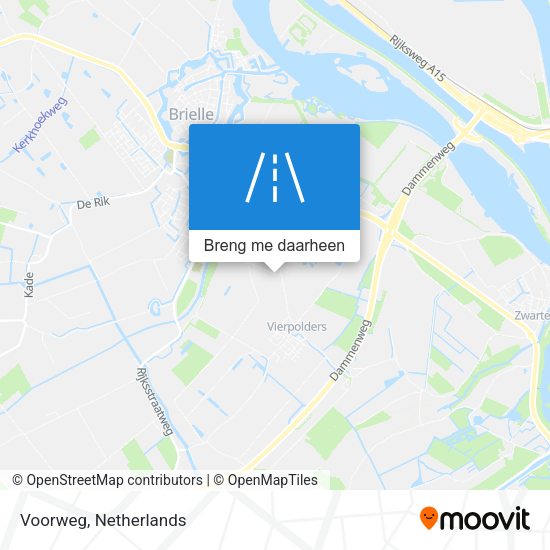 Voorweg kaart