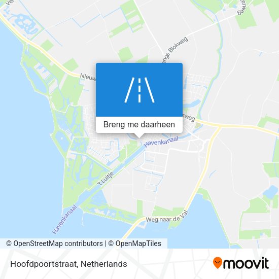 Hoofdpoortstraat kaart